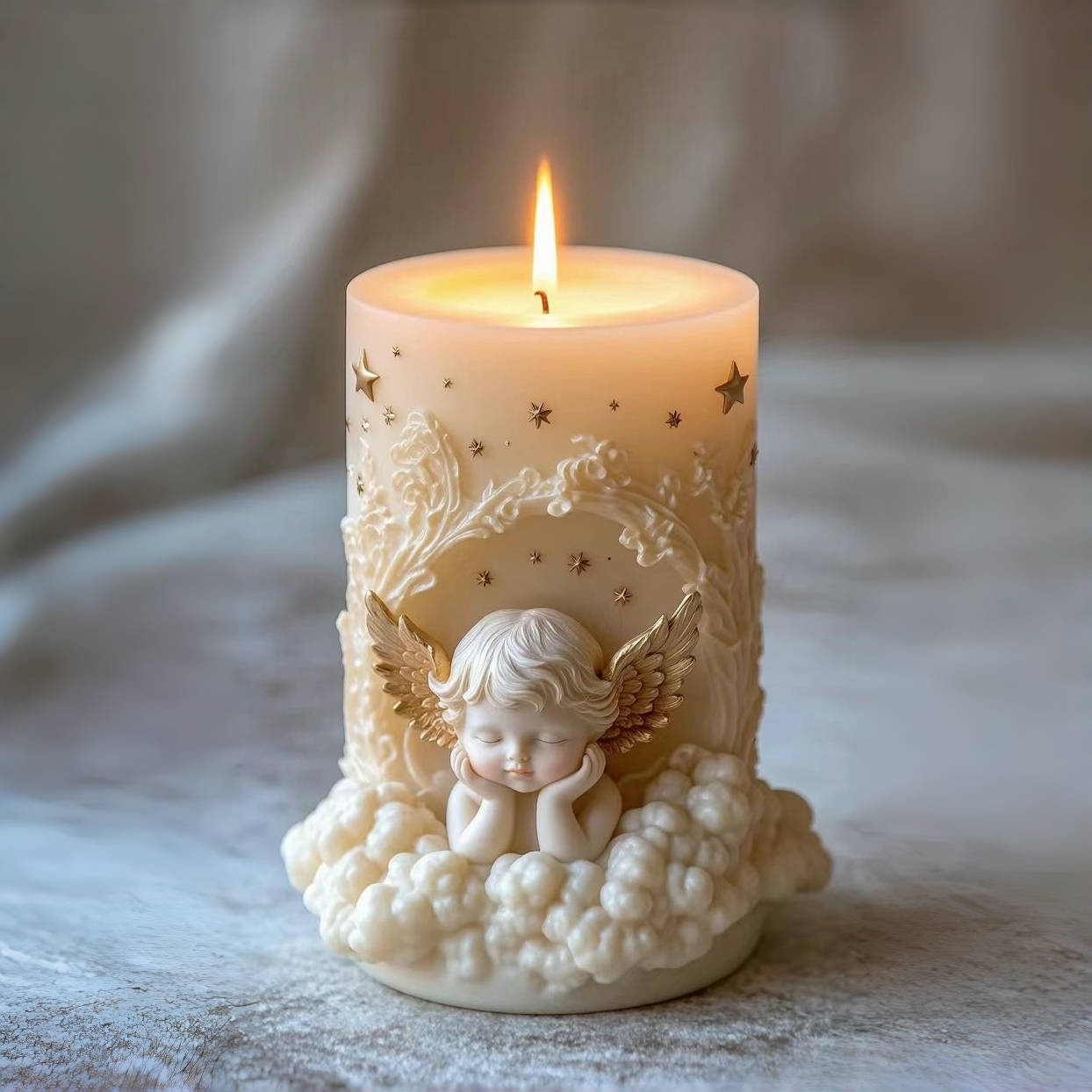Candle Making Books - Cute Little Angel Series Candle Molds,