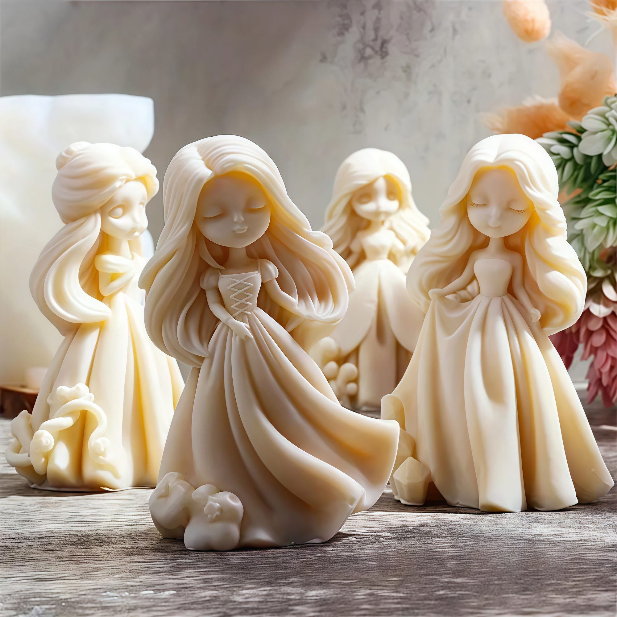 Candle Making Books - 3D Sweet Princess Doll Silicone Candle