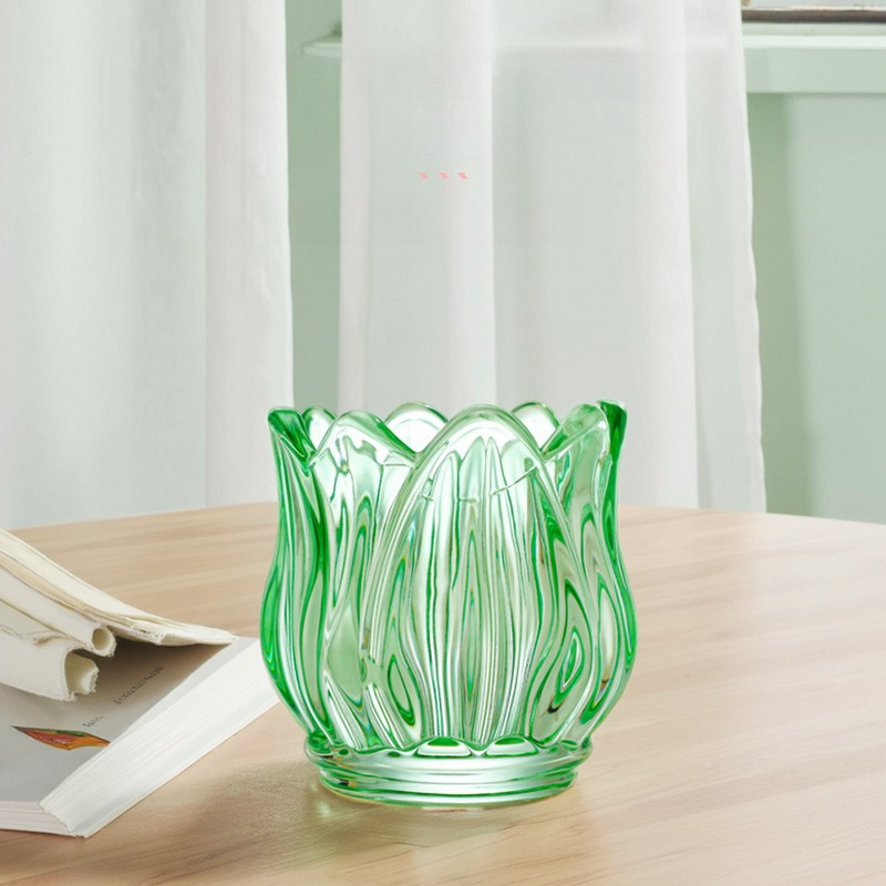 Glass Tulip Candle Cup, Atmosp - Candle Making Glass ulasan dan harga
