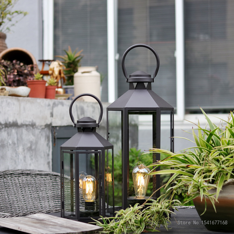 Nordic Outdoor Glass Windproof - Candle Making Glass ulasan dan harga
