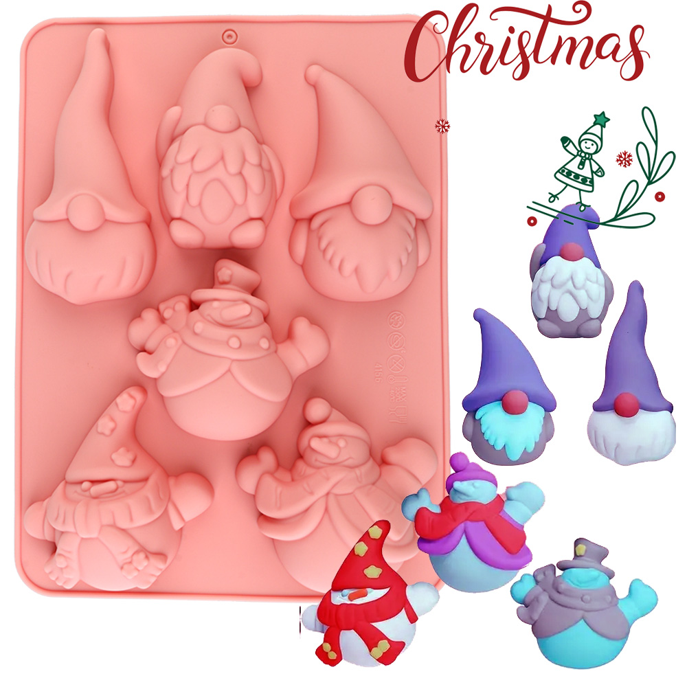 6-Cavity Christmas Gnome Cake  - Candle Making Class ulasan dan harga