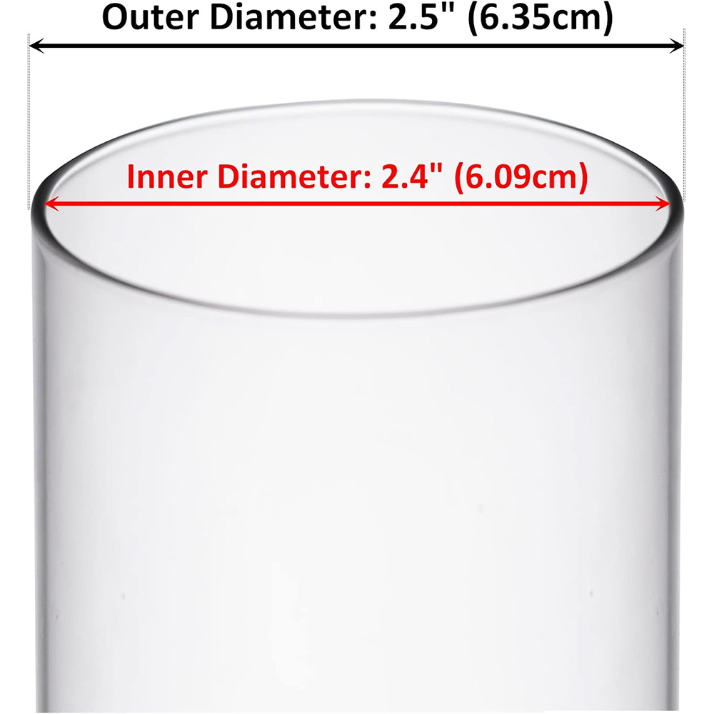 2/4/6Pcs/lot Wedding Glass Sle - Candle Making Glass ulasan dan harga