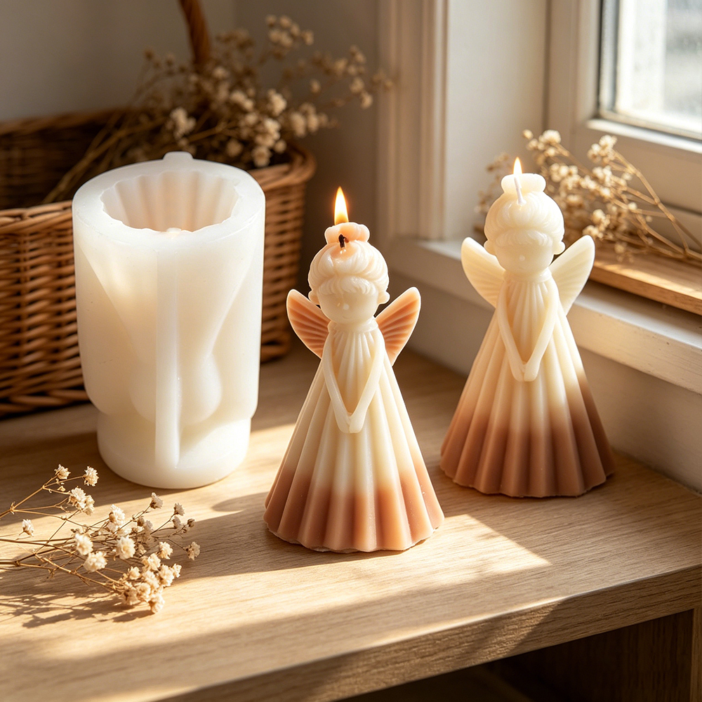 3D Angel Girl Silicone Candle  - Candle Making Books ulasan dan harga