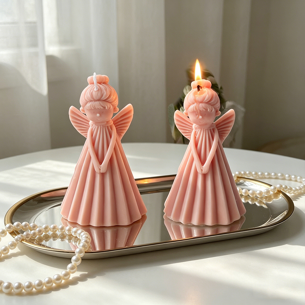 3D Angel Girl Silicone Candle  - Candle Making Books ulasan dan harga