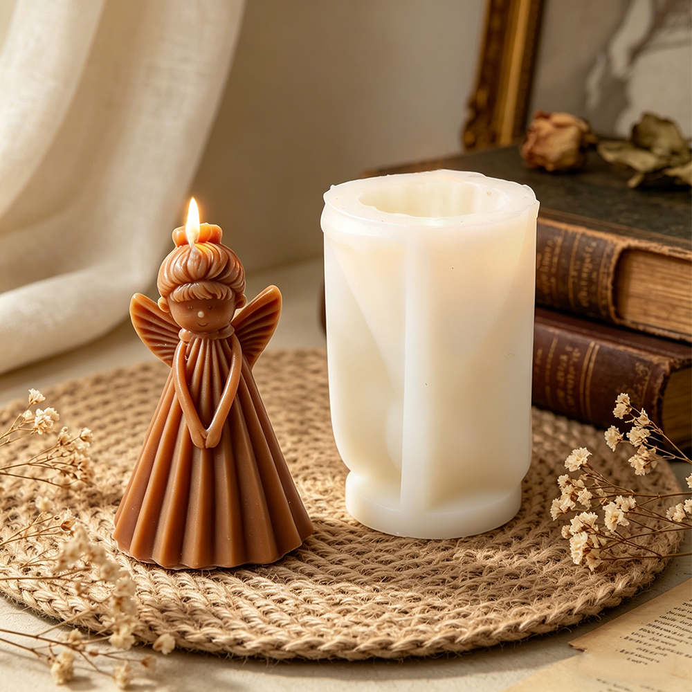 3D Angel Girl Silicone Candle  - Candle Making Books ulasan dan harga