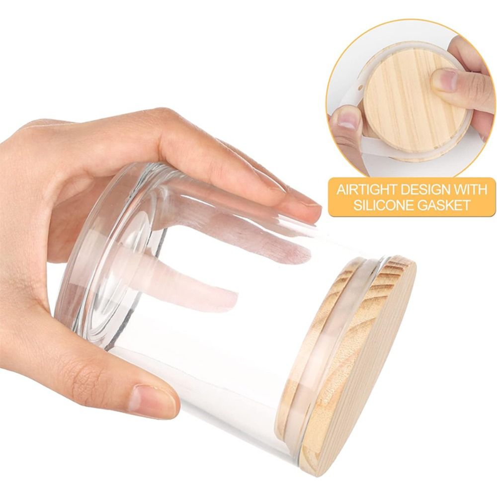 Clear Glass Candle Jars Transp - Candle Making Glass ulasan dan harga