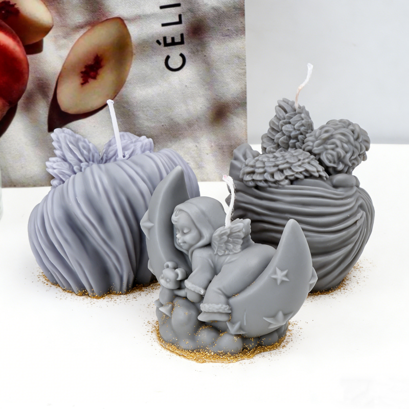 Cute Rose Wings Angel Shaped S - Candle Making Books ulasan dan harga