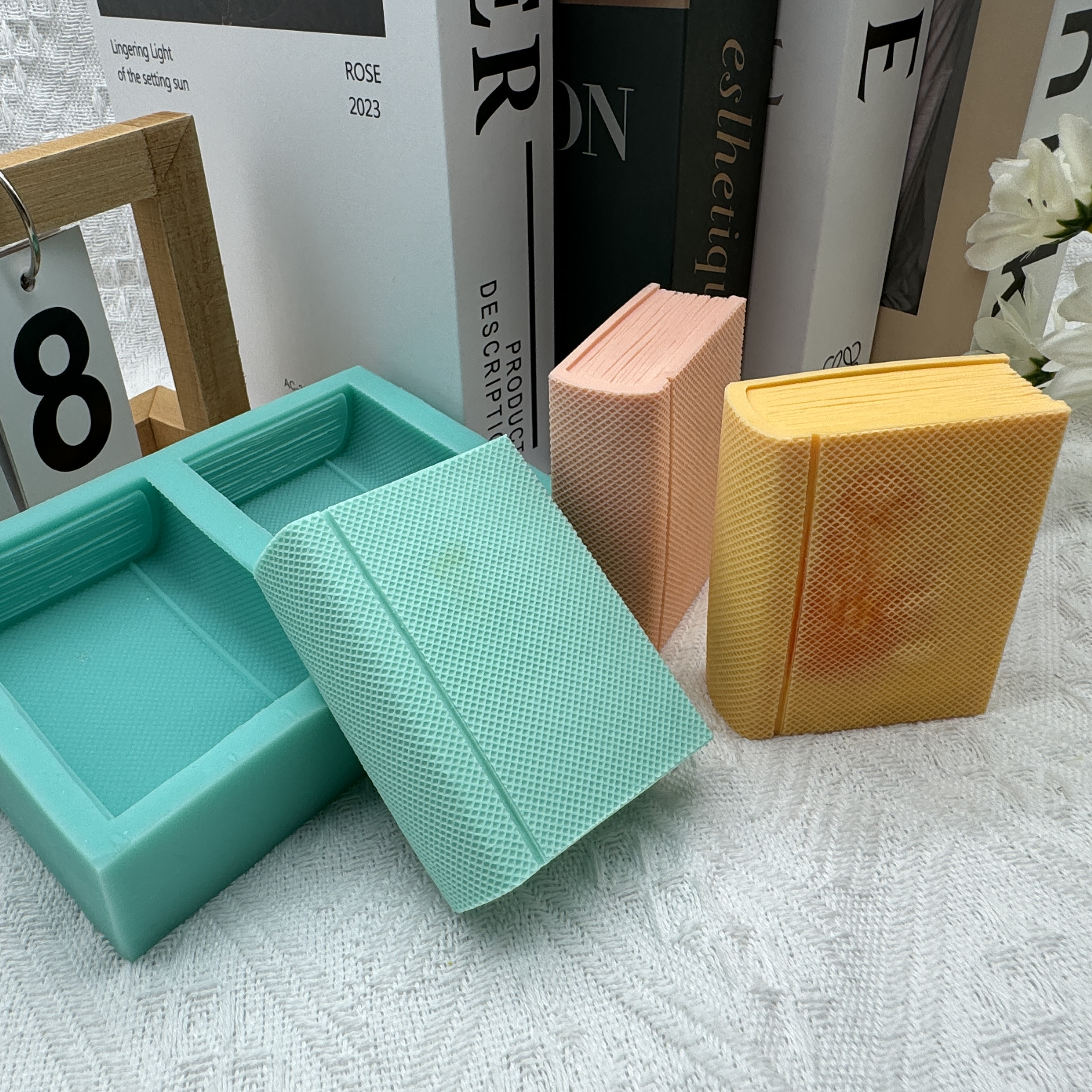 Two Book Silicone Soap Molds H - Candle Making Books ulasan dan harga