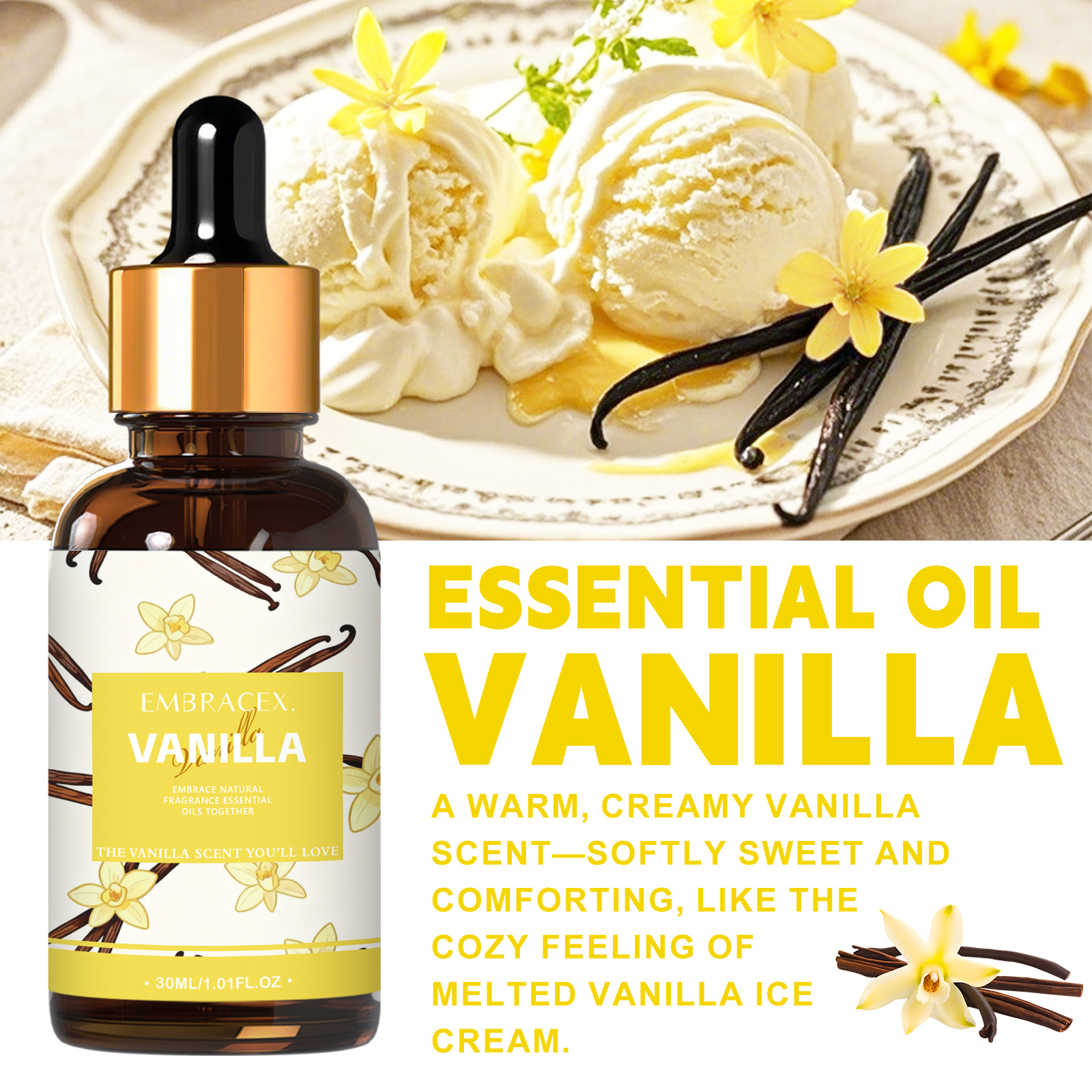 30ml Vanilla Essential Oil For - Candle Making Essentials ulasan dan harga