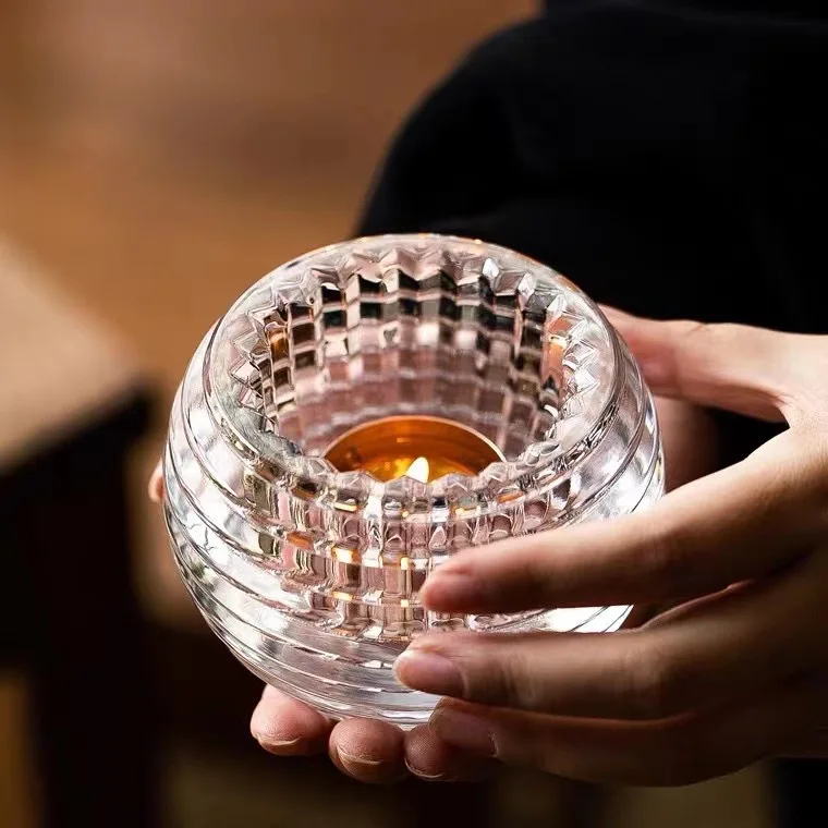 Crystal Tealight Candle Holder - Candle Making Glass ulasan dan harga