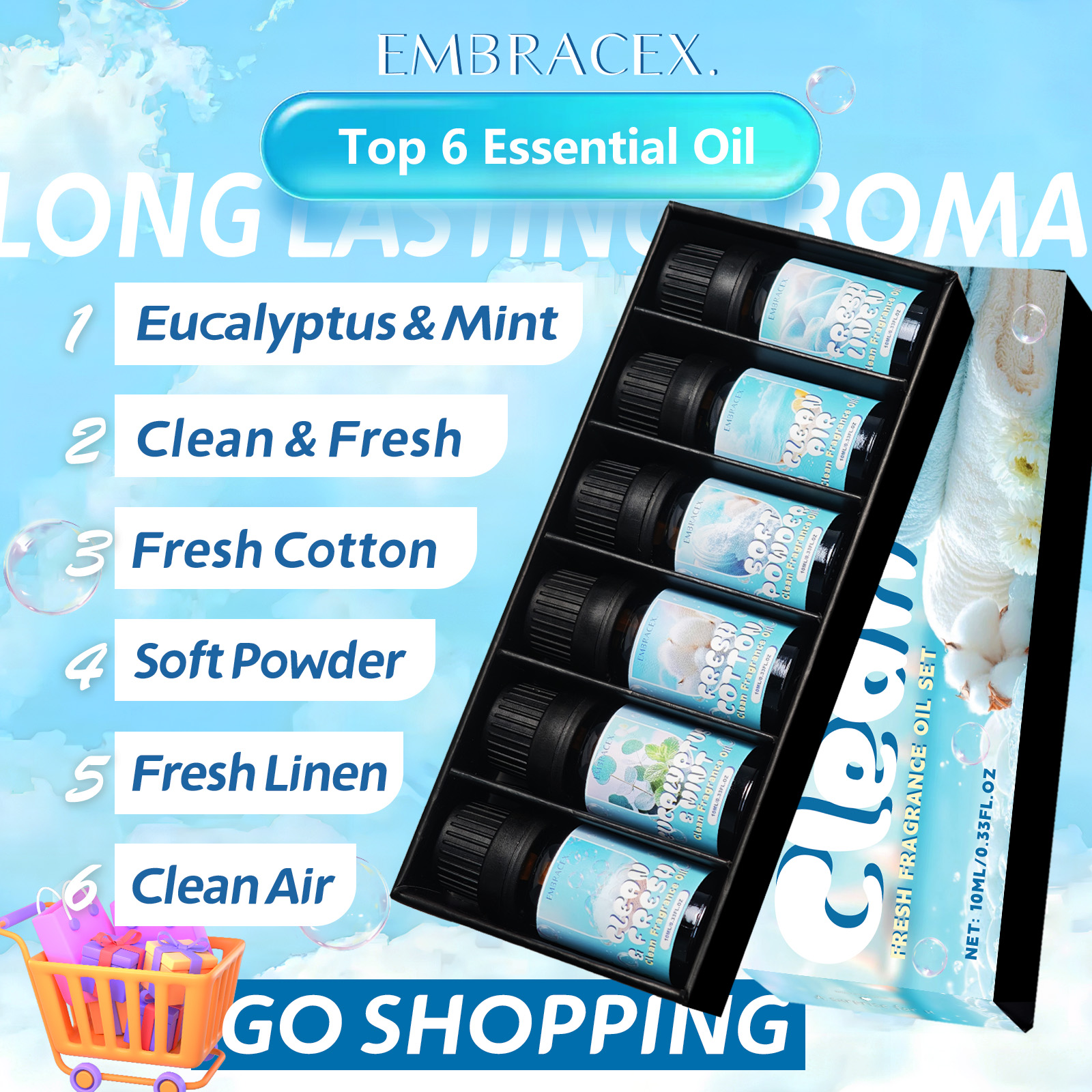 10ml Clean Air Essential Oil L - Candle Making Essentials ulasan dan harga