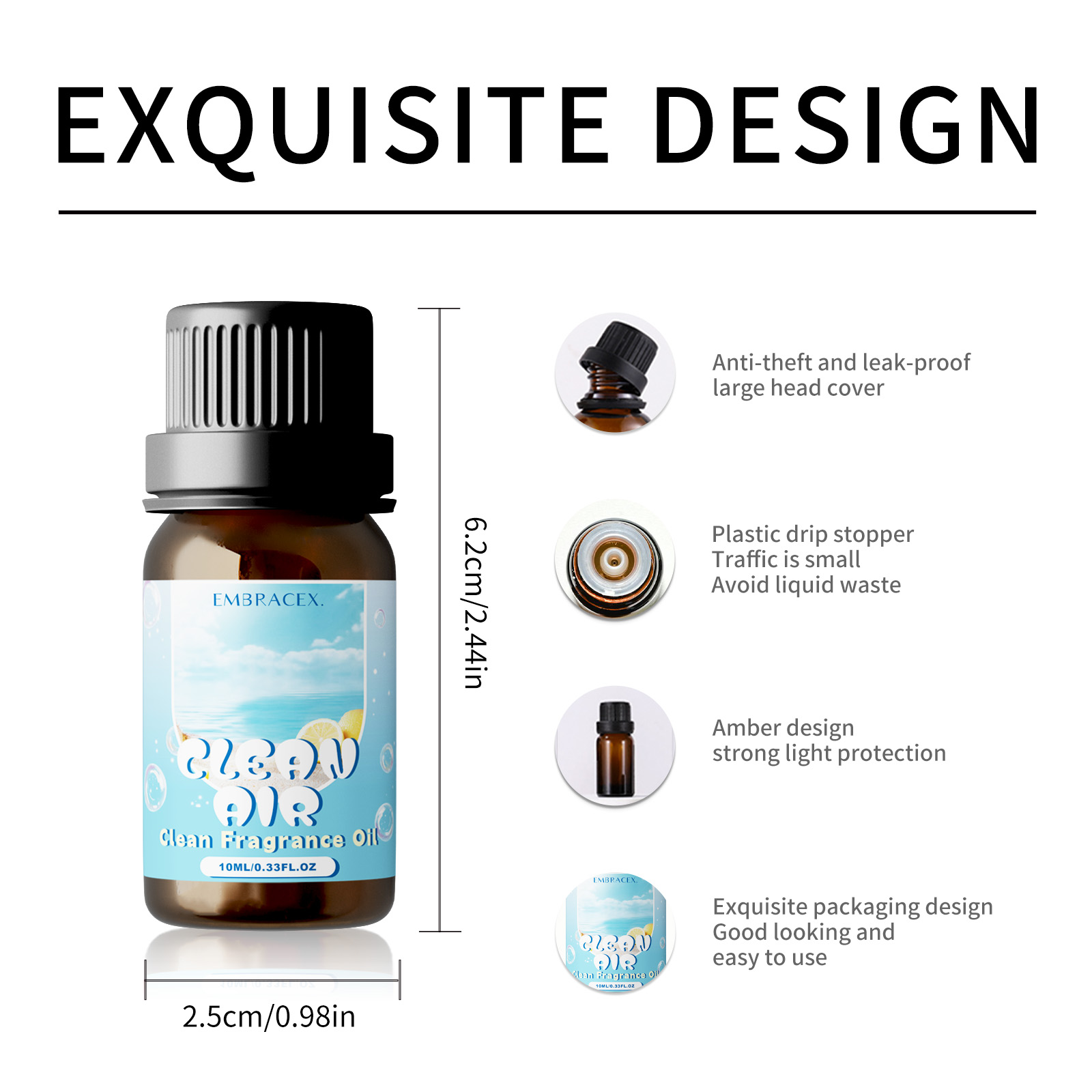 10ml Clean Air Essential Oil L - Candle Making Essentials ulasan dan harga