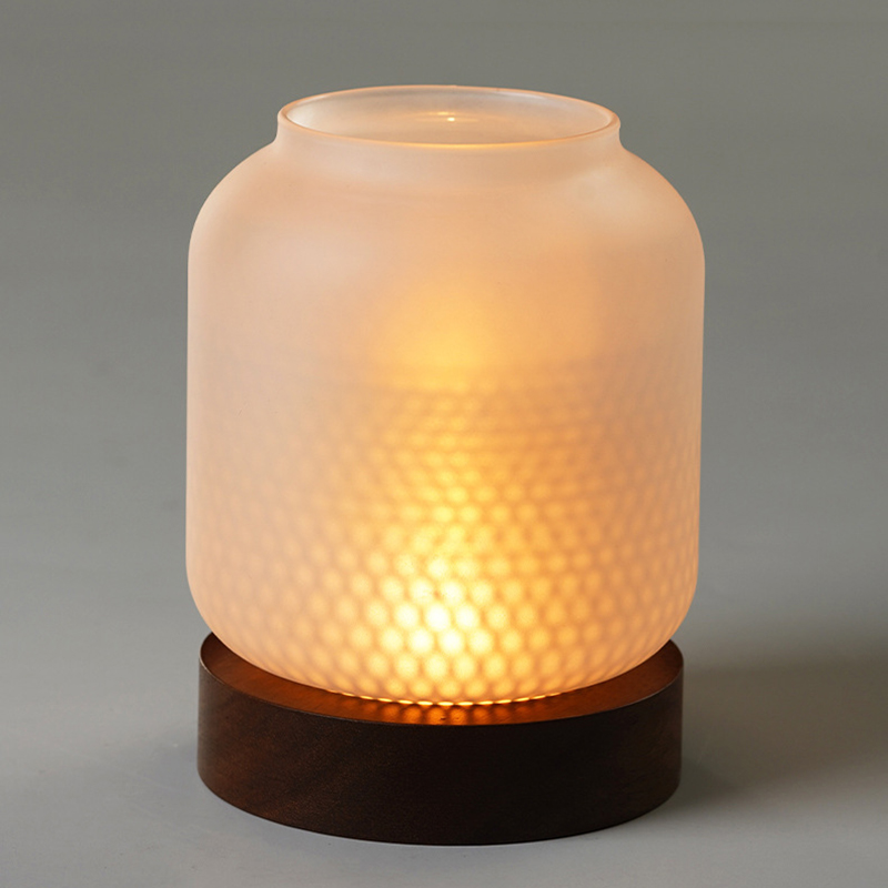 Vintage Wooden Candle Holder W - Candle Making Glass ulasan dan harga