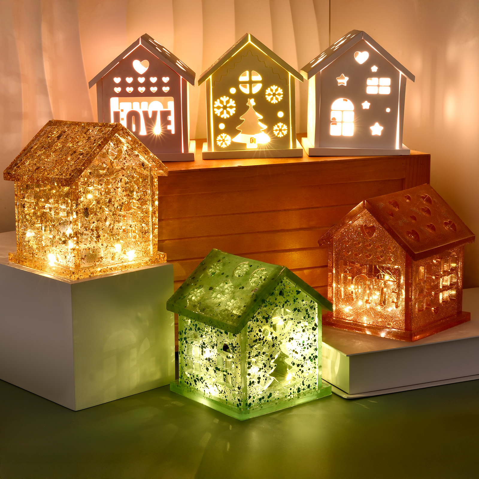 3D House Silicone Mold DIY Chr - Candle Making Things ulasan dan harga