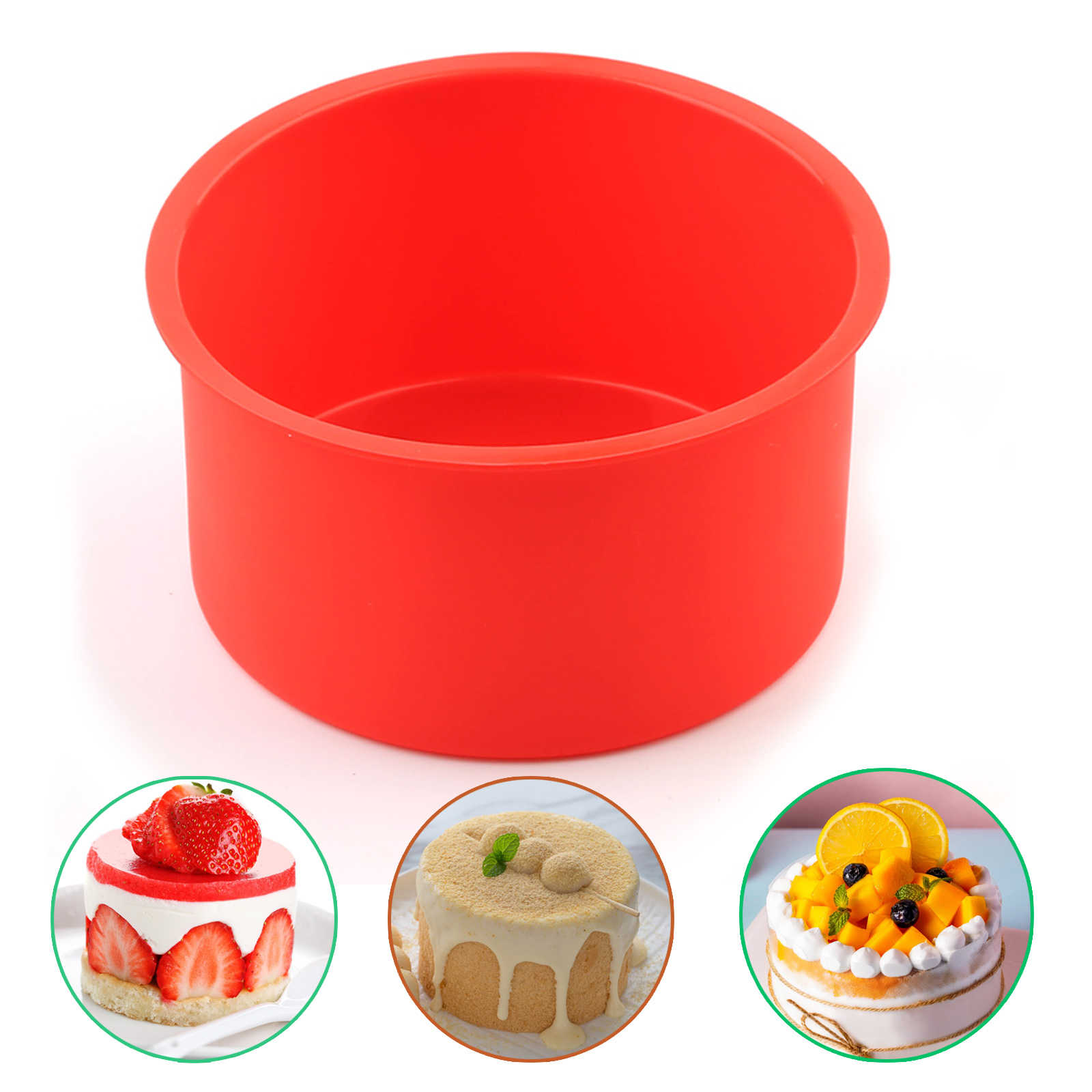 1 Piece of 4inch Round Silicon - Candle Mold Silicone ulasan dan harga
