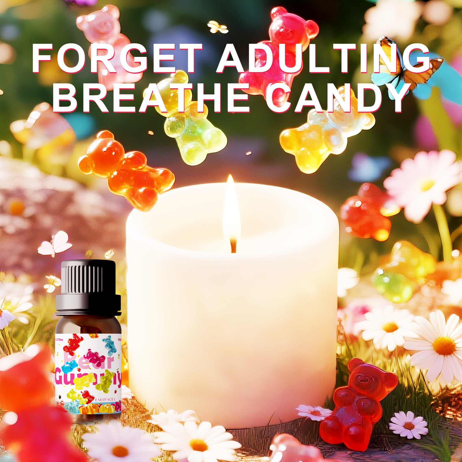 10ml Gummy Bear Fragrance Oil  - Candle Making Essentials ulasan dan harga