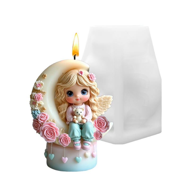 Moonlight Angel Themed Half-Mo - Candle Making Books ulasan dan harga