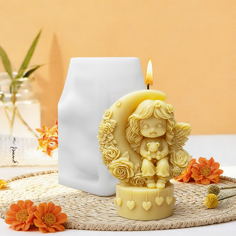 Moonlight Angel Themed Half-Mo - Candle Making Books ulasan dan harga