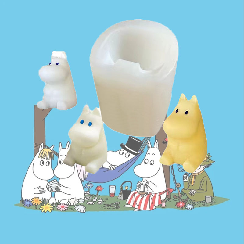 Hot Cute Anime Moomin Series S - Candle Mold Silicone ulasan dan harga