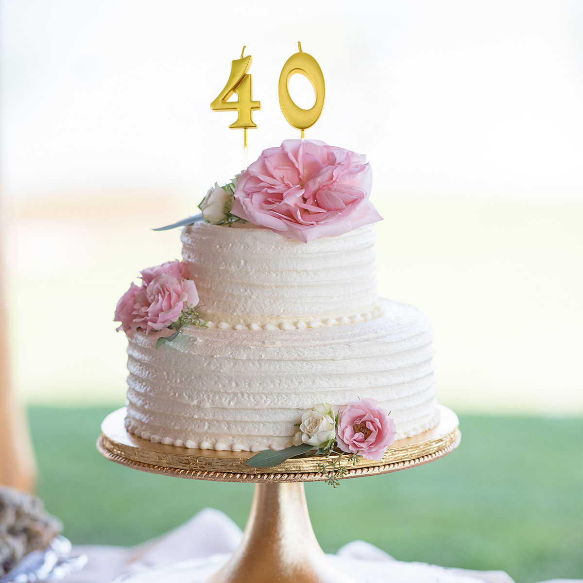 2Pcs 40 Birthday Number Candle - Candle Making Things ulasan dan harga