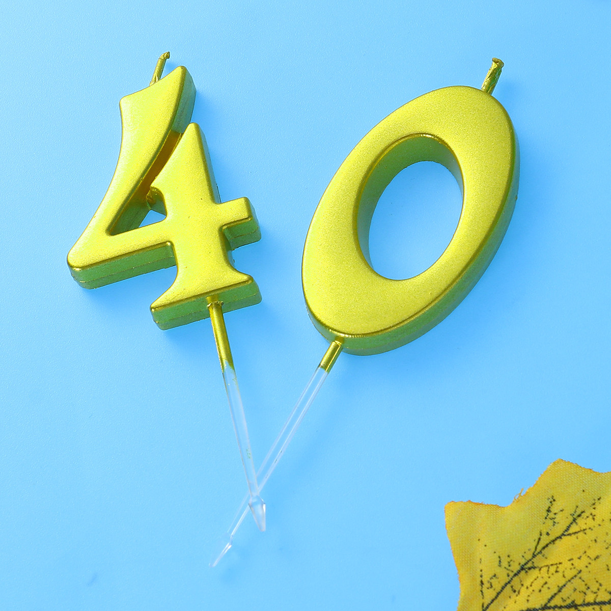 2Pcs 40 Birthday Number Candle - Candle Making Things ulasan dan harga