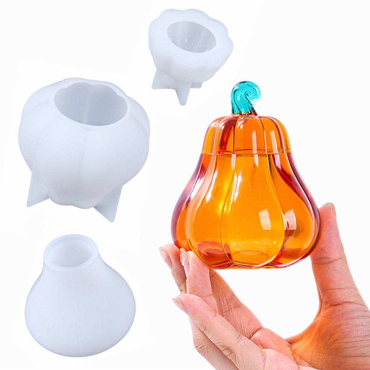 DIY Pumpkin Storage Box Silico - Candle Mold Silicone ulasan dan harga