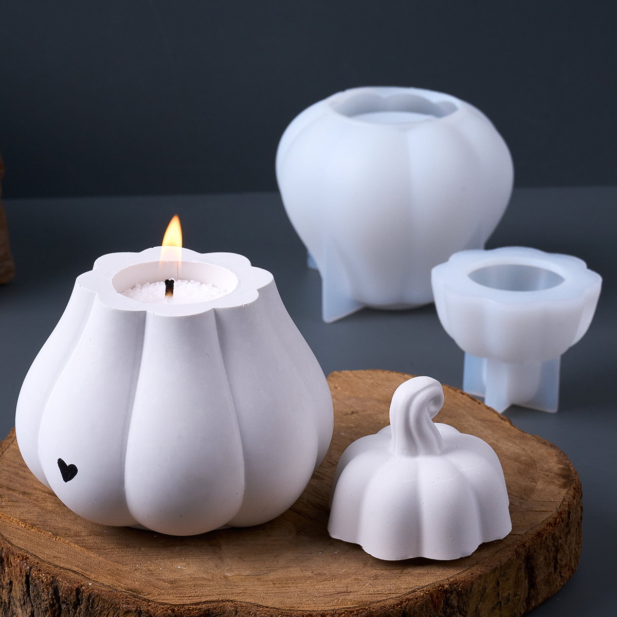 DIY Pumpkin Storage Box Silico - Candle Mold Silicone ulasan dan harga