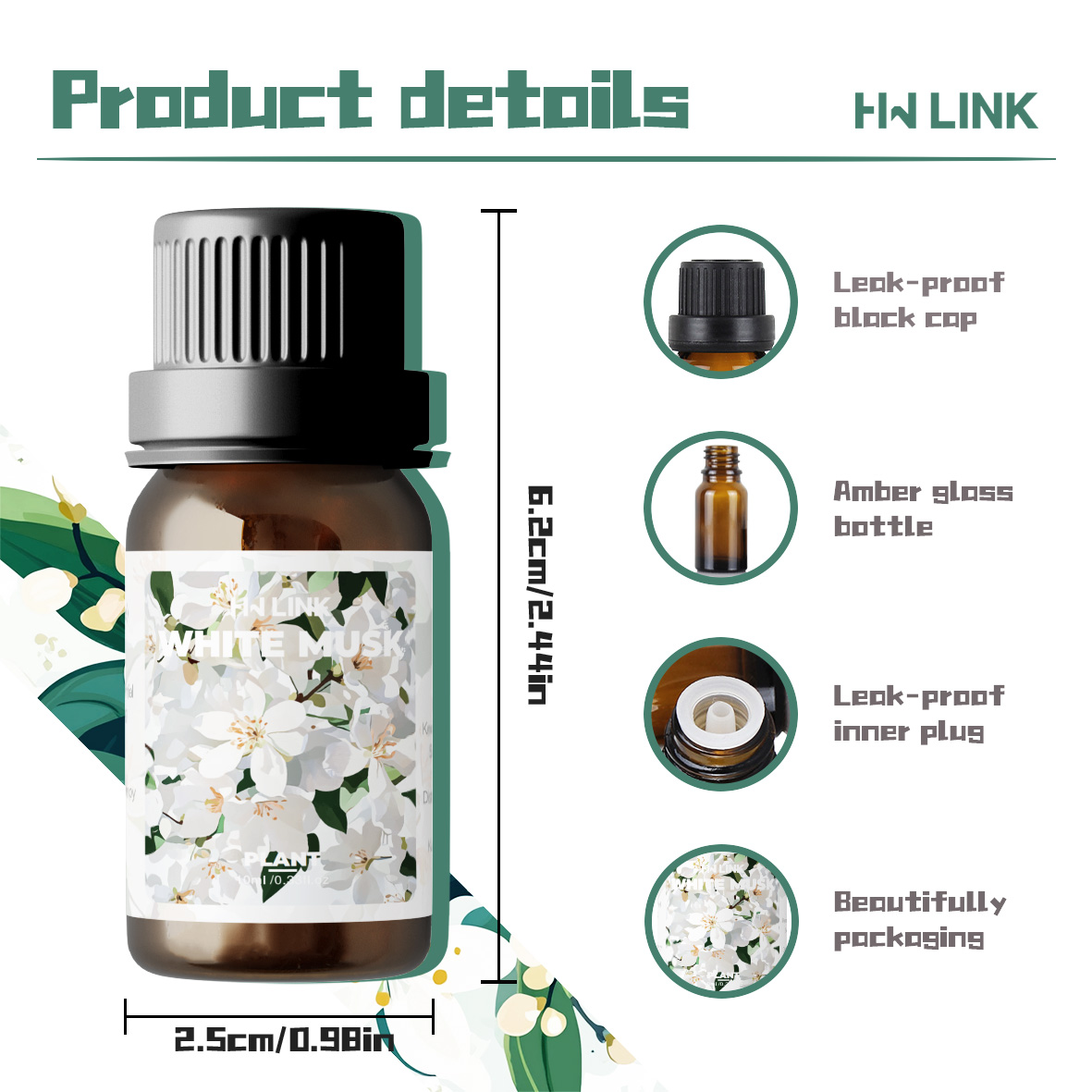 White Musk Essential Oils 10ml - Candle Making Essentials ulasan dan harga