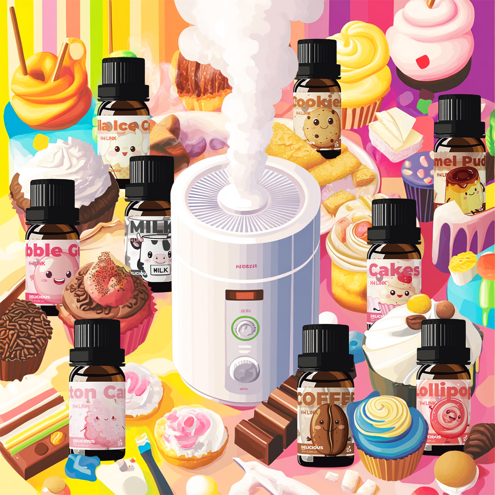 10ml Cakes Essential Oils Cand - Candle Making Essentials ulasan dan harga