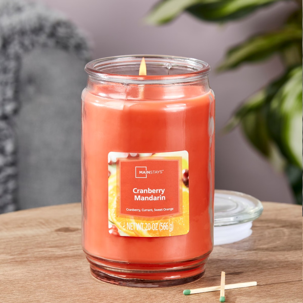 Cranberry Mandarin Scented Can - Candle Making Essentials ulasan dan harga