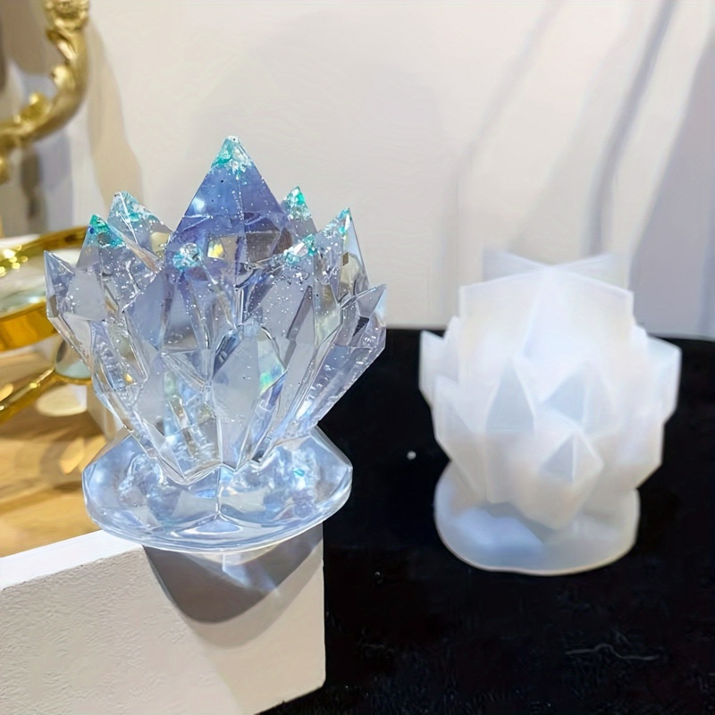 1pcCrystal Cluster Decorative  - Candle Mold Silicone ulasan dan harga