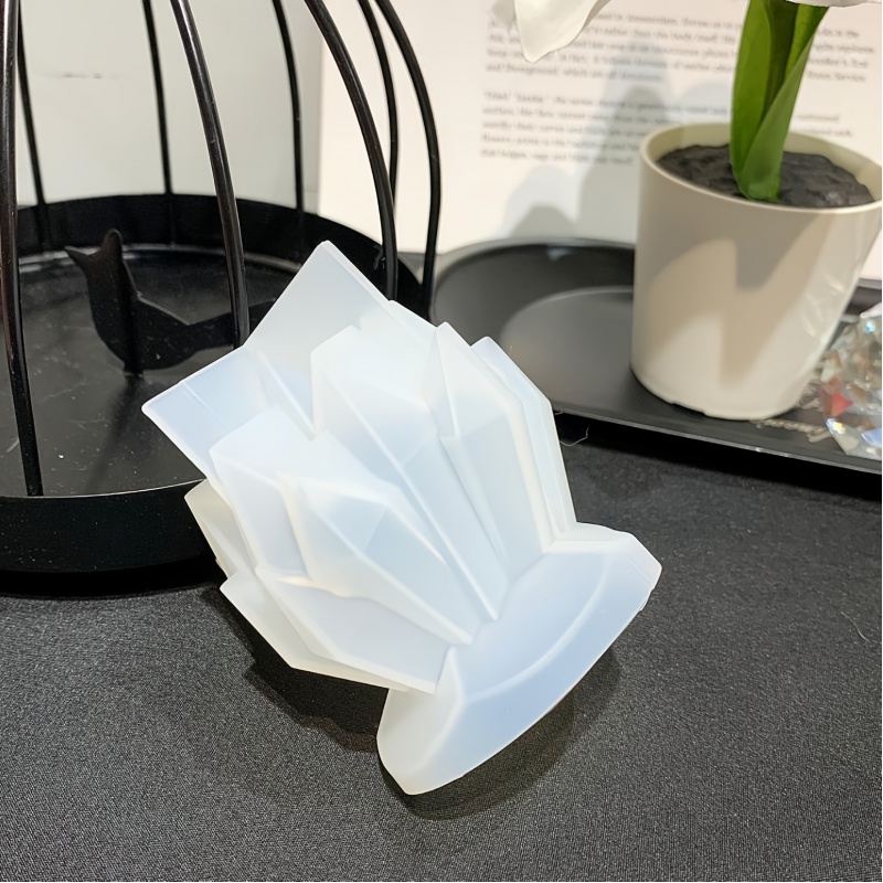 1pcCrystal Cluster Decorative  - Candle Mold Silicone ulasan dan harga