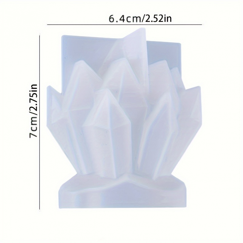 1pcCrystal Cluster Decorative  - Candle Mold Silicone ulasan dan harga