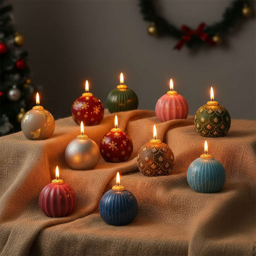 Nicole Christmas Bauble Candle - Candle Making Books ulasan dan harga