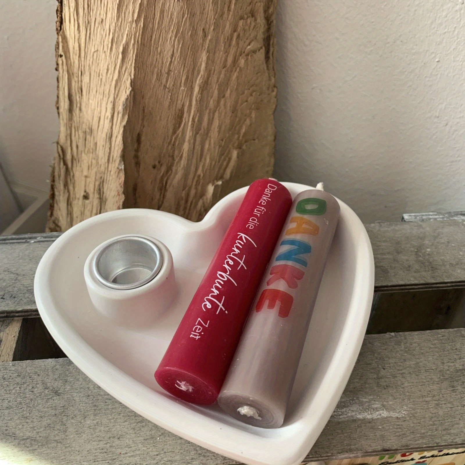 Heart-Shaped Candle Holder Sil - Candle Mold Silicone ulasan dan harga