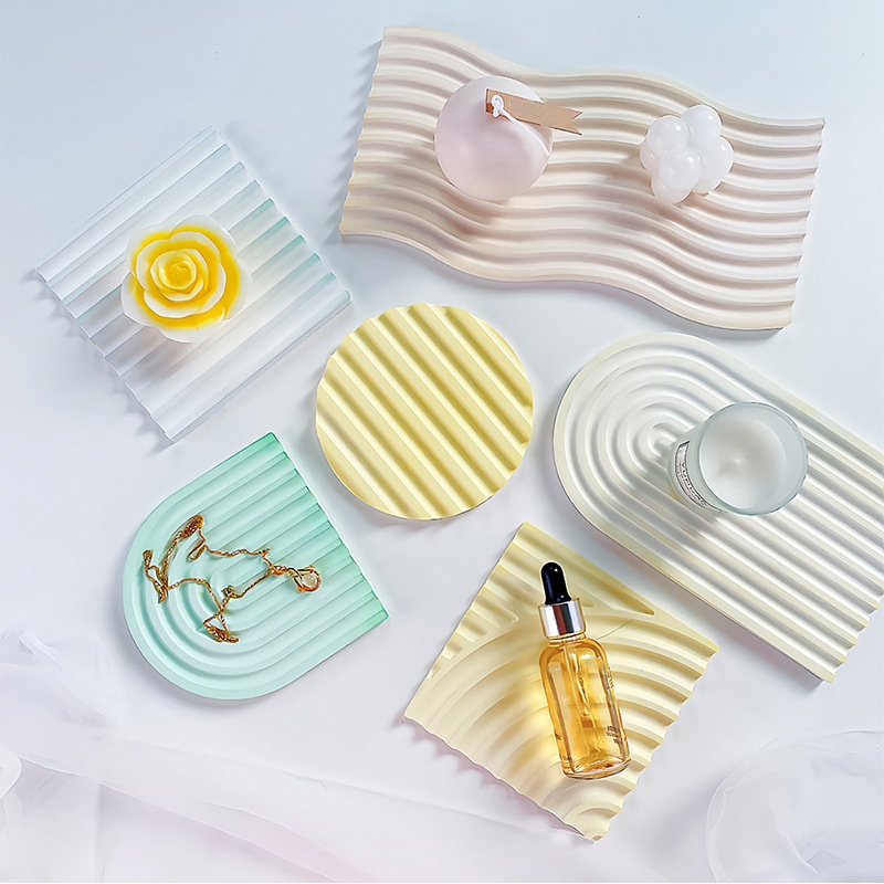 DIY Striped Wave Tray Mold For - Candle Making Things ulasan dan harga