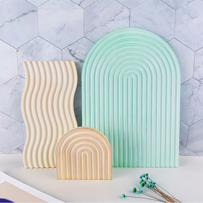 DIY Striped Wave Tray Mold For - Candle Making Things ulasan dan harga