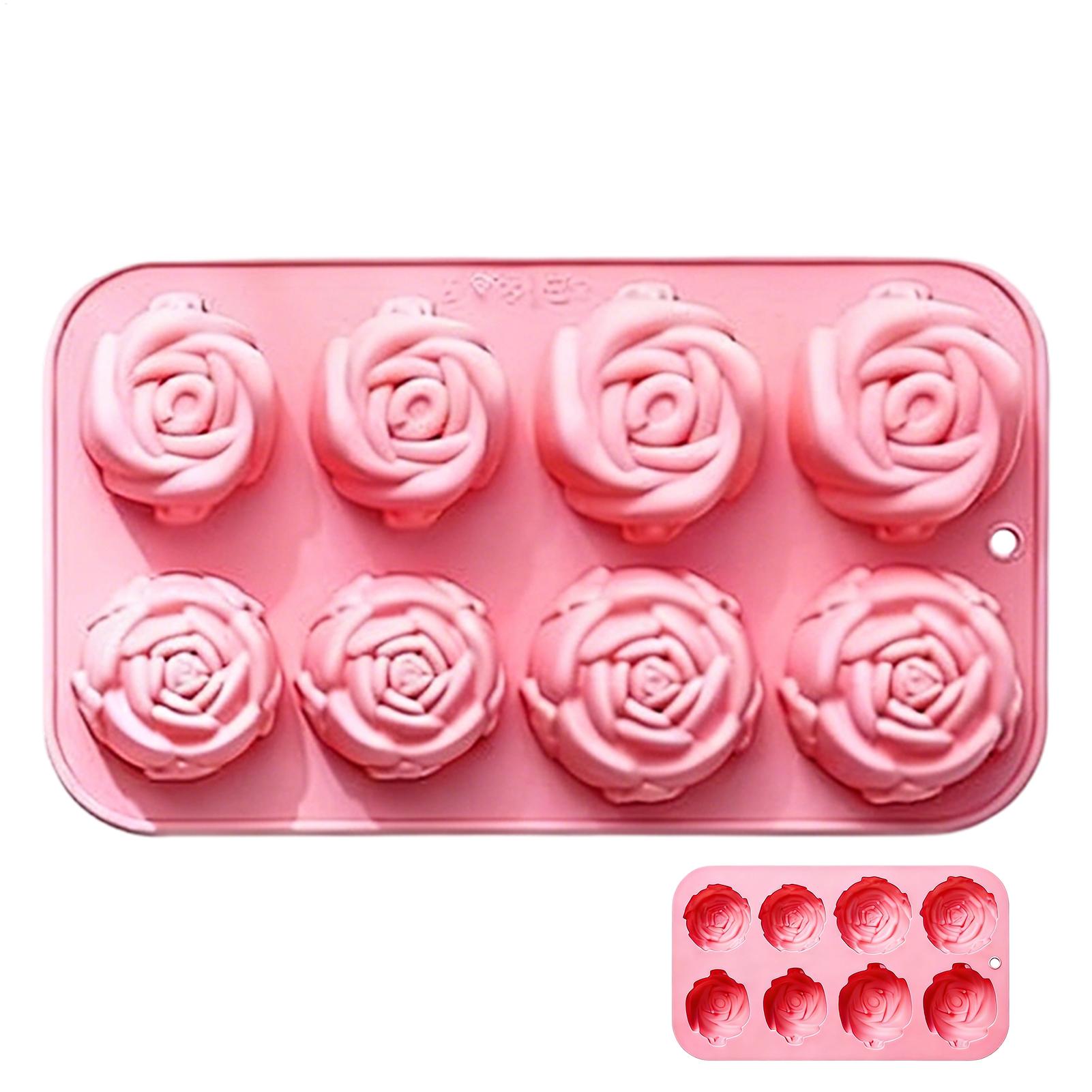 8 Holes Rose Flower Silicone M - Candle Making Class ulasan dan harga