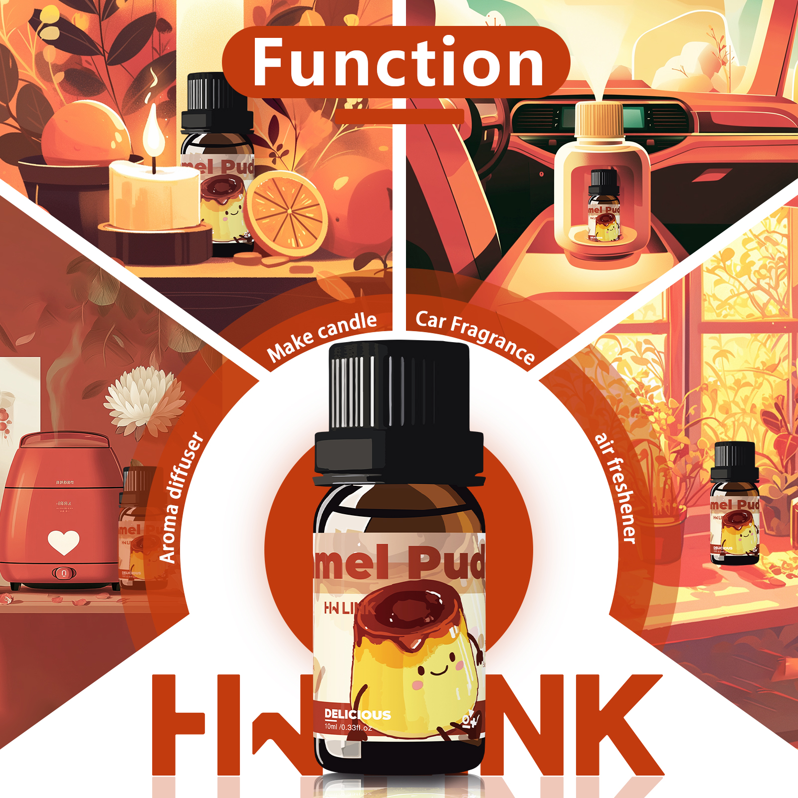 2pc Delicious Essential Oils f - Candle Making Essentials ulasan dan harga