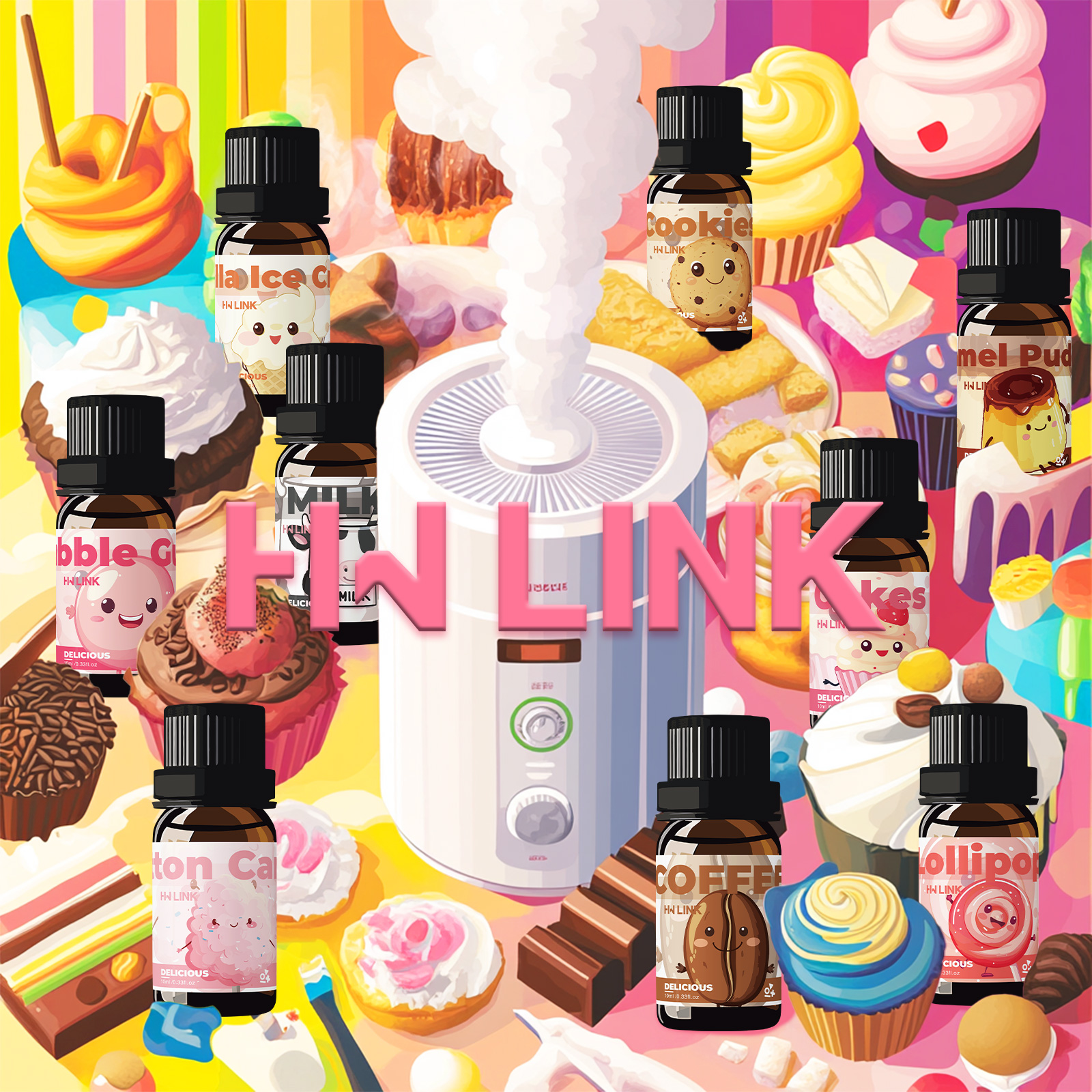 2pc Delicious Essential Oils f - Candle Making Essentials ulasan dan harga