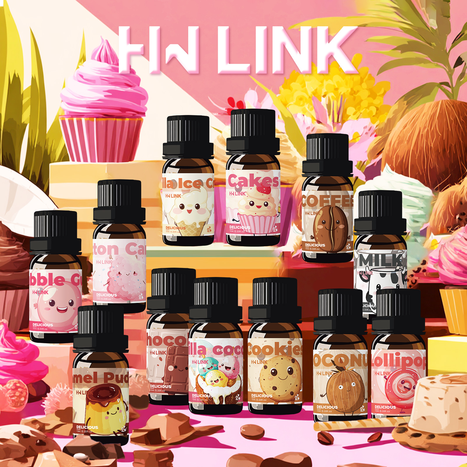2pc Delicious Essential Oils f - Candle Making Essentials ulasan dan harga