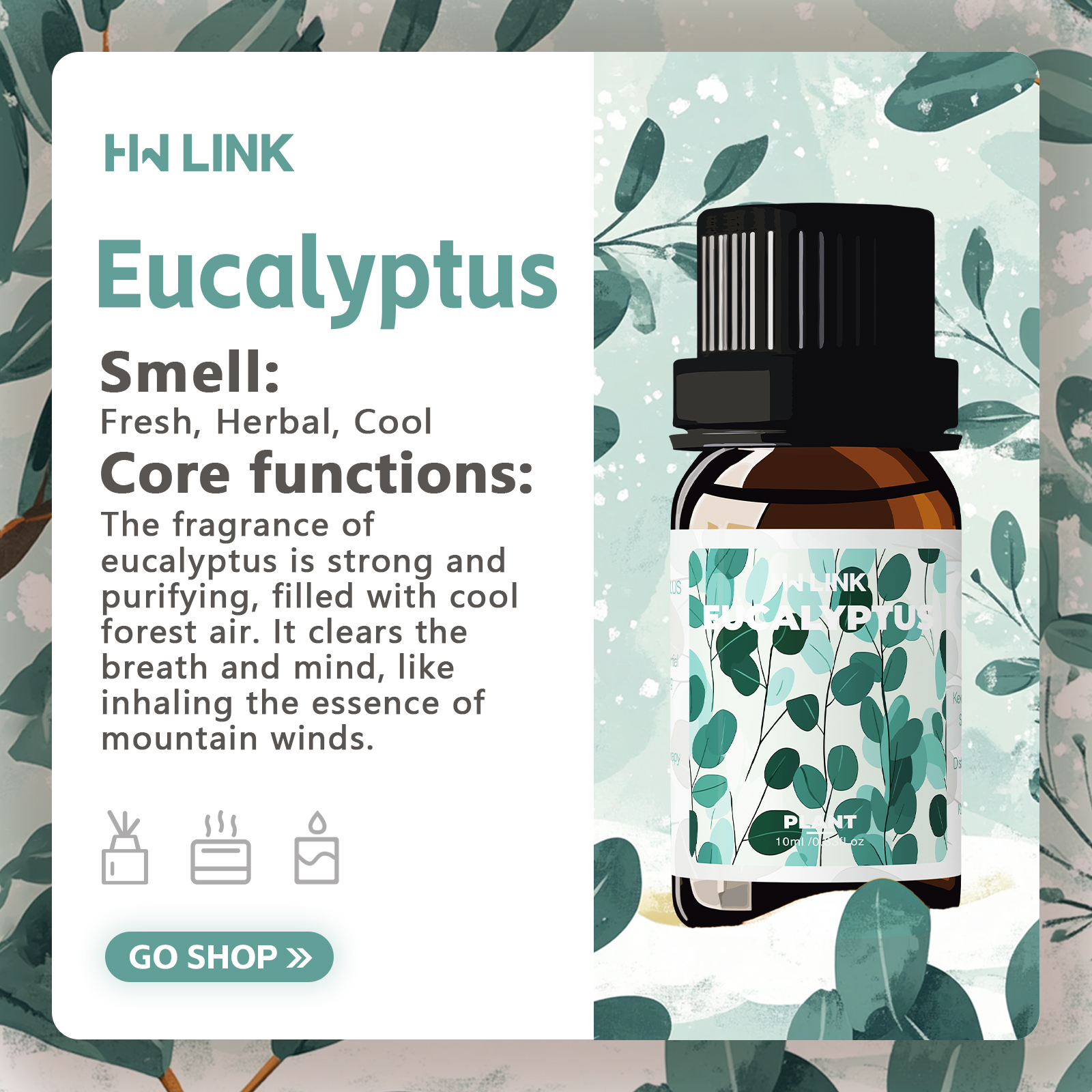 Eucalyptus Essential Oils 10ml - Candle Making Essentials ulasan dan harga