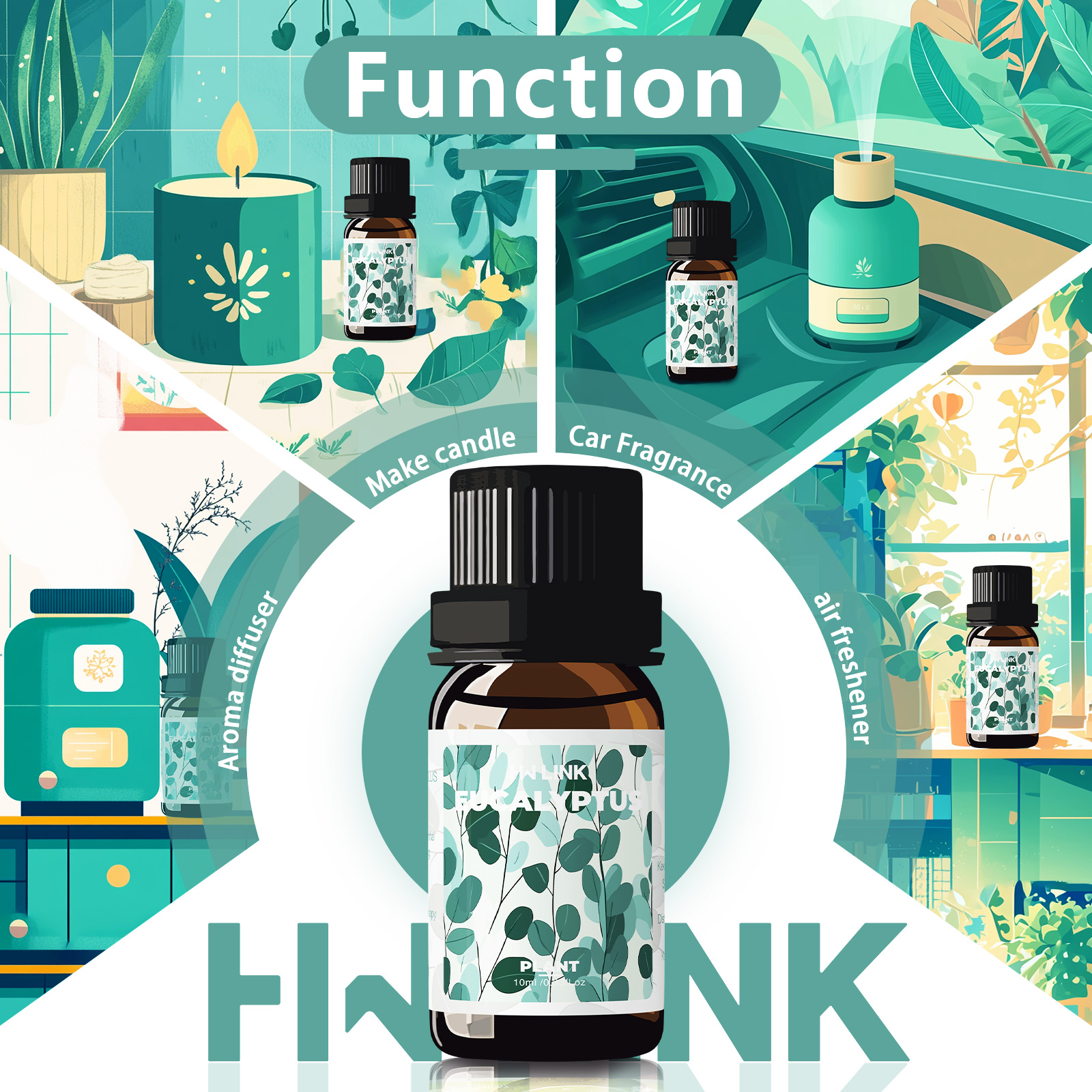 Eucalyptus Essential Oils 10ml - Candle Making Essentials ulasan dan harga