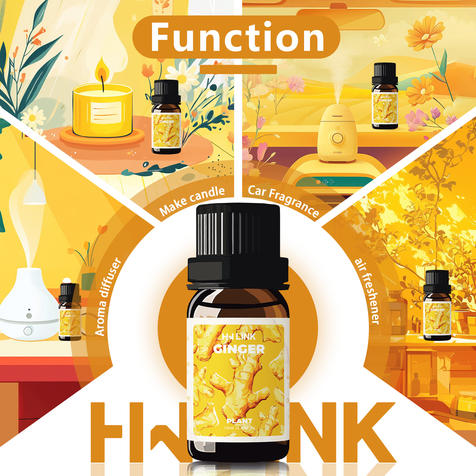Ginger Oil 100%Pure Natural Gi - Candle Making Essentials ulasan dan harga
