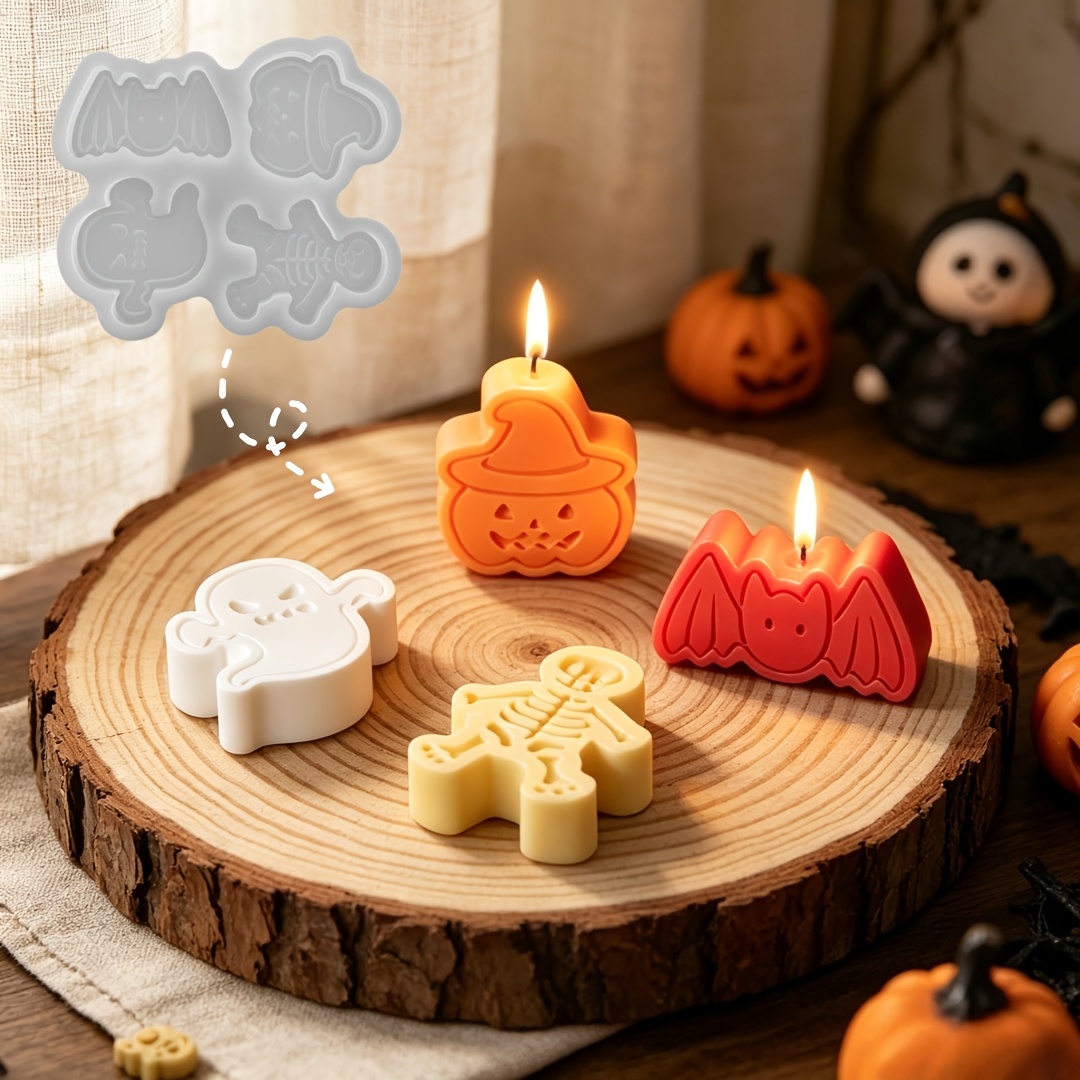 4-cavity silicone resin mold s - Candle Mold Silicone ulasan dan harga