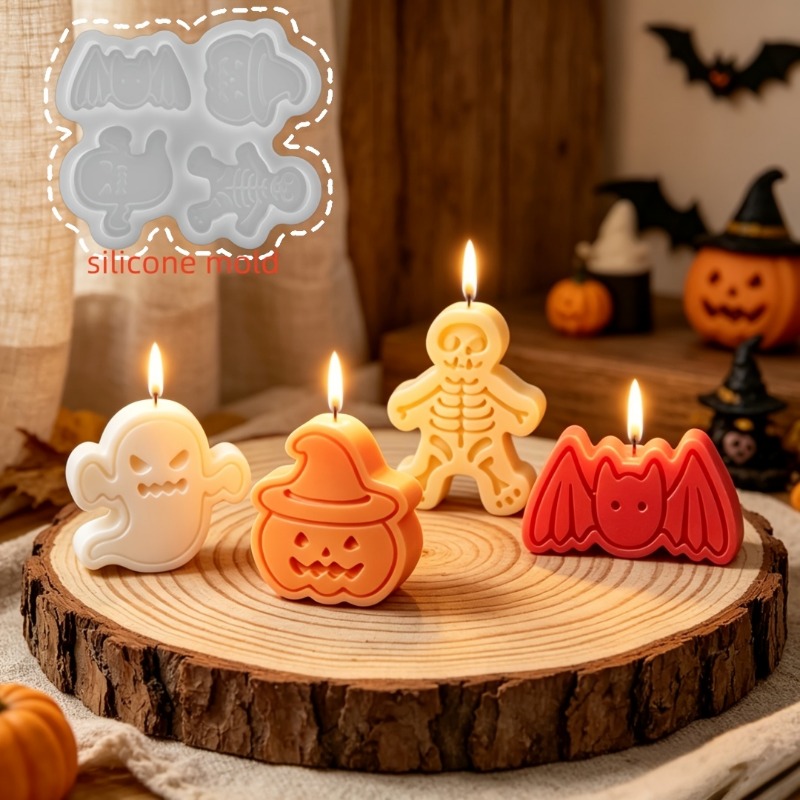 4-cavity silicone resin mold s - Candle Mold Silicone ulasan dan harga