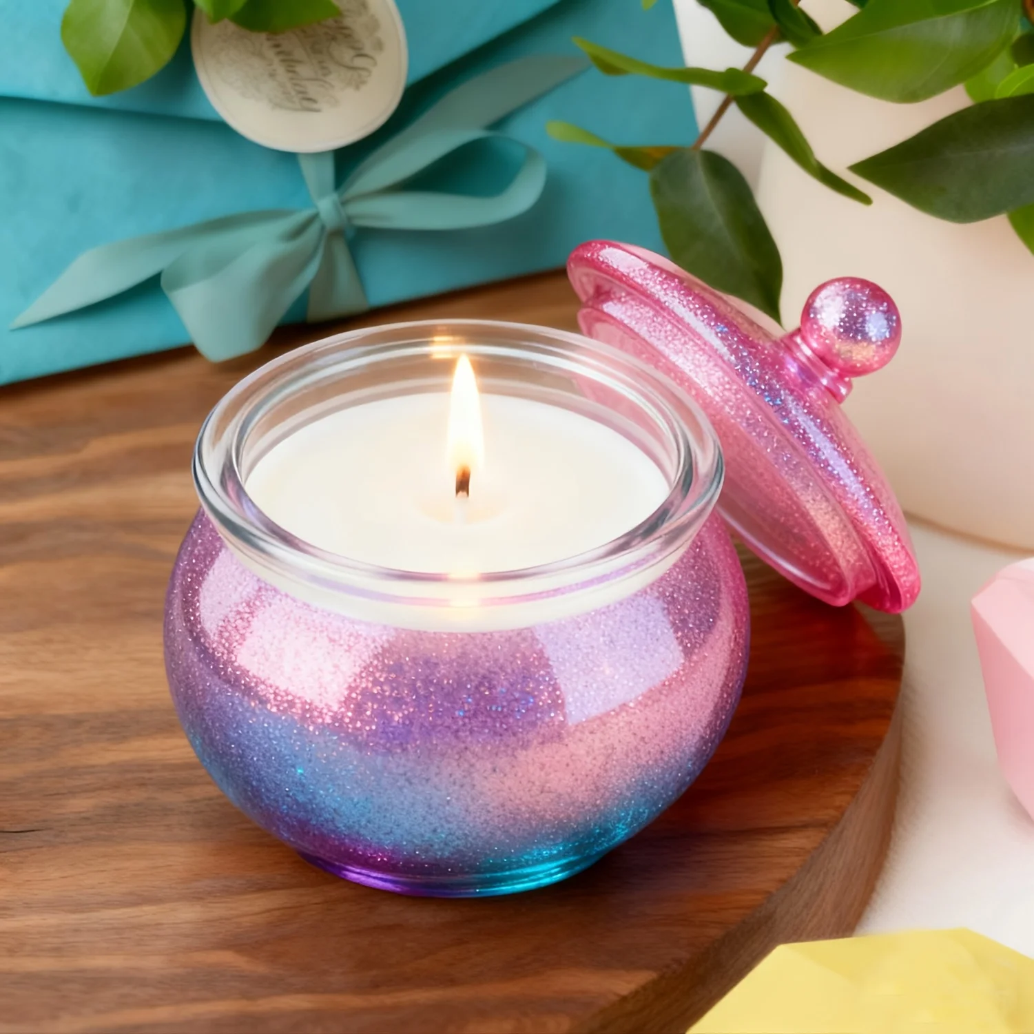 1 set of round resin can molds - Candle Mold Silicone ulasan dan harga