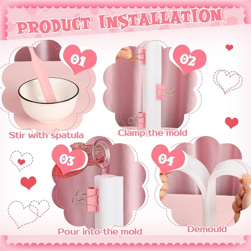 Lightweight 6 PCS Long Tube Si - Candle Making Youtube ulasan dan harga